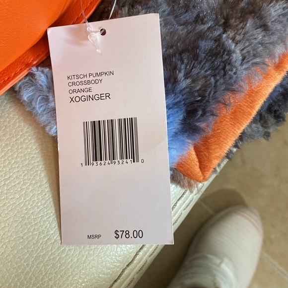 🎃Betsy Johnson Heart Shaped Pumpkin 🎃 Face Crossbody Handbag - NWT Fall & Fun - Picture 14 of 16